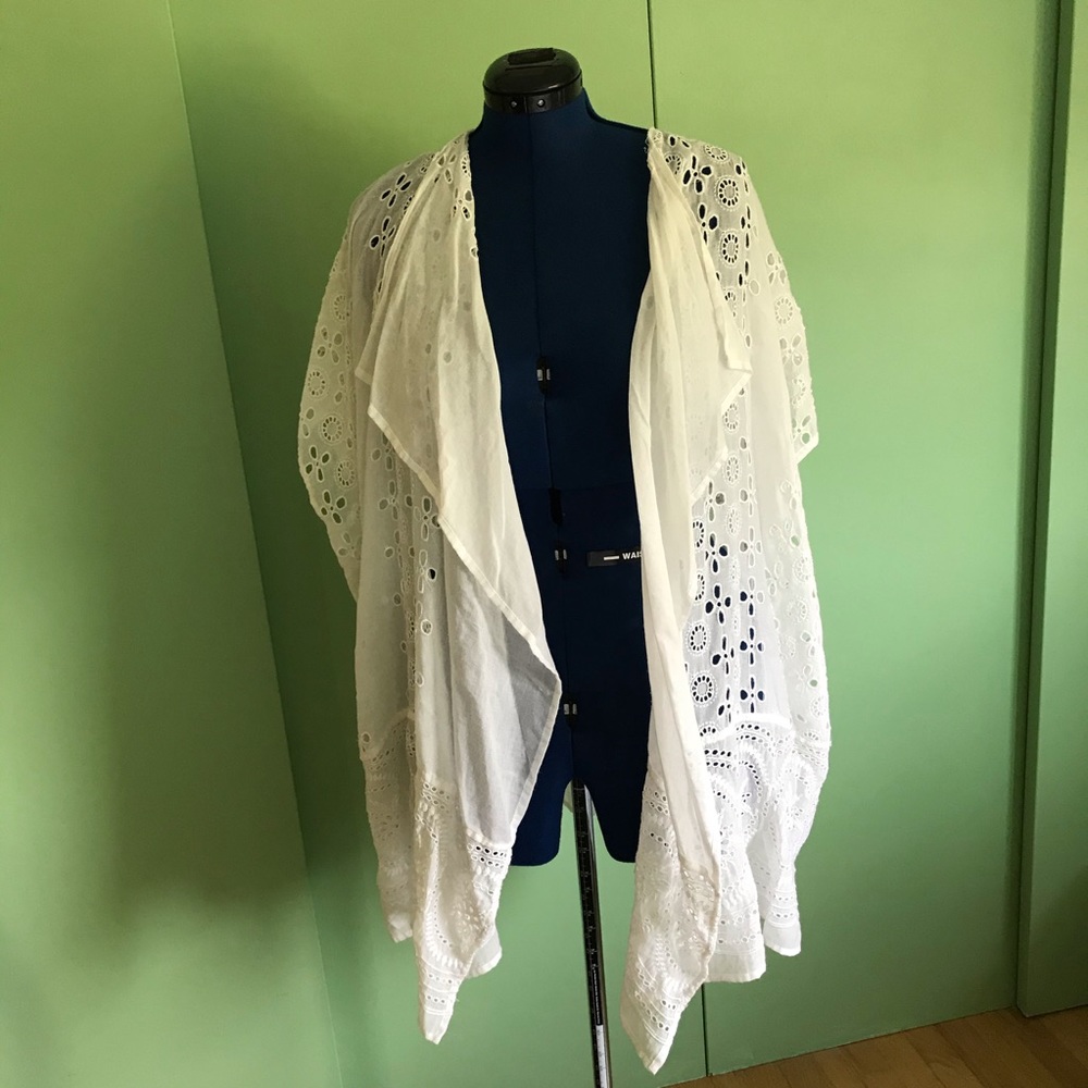 J.Crew Eyelet Beach Cover-up/ Open Cardigan